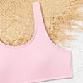 thumbnail image 4 of NIEWTR Big Girls 2-Piece Swimsuit Tankini Set Summer Beach Bathing Suit Swimwear Summer Beach Swimwear 11-12 Years,Pink, 4 of 7