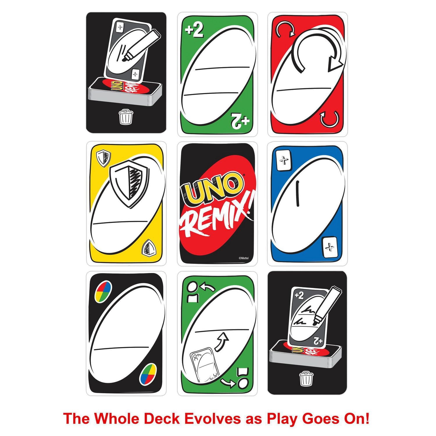 UNO Remix Customizable Matching Card Game