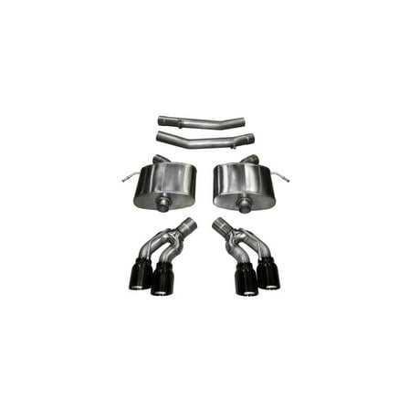Corsa 2016 Cadillac CTS V 6.2L V8 2.75in Black Xtreme Axle-Back Exhaust