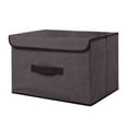 thumbnail image 1 of Panxico Boîte de Rangement Textile Maison Pliable pour Vêtements et Objets Divers avec Couvercle, 1 of 6