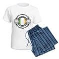 thumbnail image 5 of CafePress - Ireland Rugby Women's Light Pajamas - Women's Short Sleeve Print T-Shirt and Pants Light Cotton Pajama Set, 5 of 7