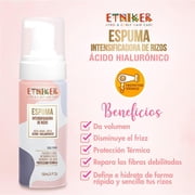 Etniker Curl Foam. Styling Foam for Curly & Wavy Hair. Frizz Control hair Mousse with Acai, flaxseed, coconut & Hyaluronic Acid. Hair Styling Products no Alcohols, Parabens or Silicone. 5 fl. oz.