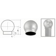 thumbnail image 2 of CRL HR15BPS Polished Stainless 2-5/8" Ball Type End Cap for 1-1/2" Tubing, 2 of 5