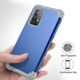 thumbnail image 5 of Dteck Galaxy A72 5G Case, Heavy Duty Hybrid Rugged Shockproof Case Support Wireless Charging Protective Cover for Samsung Galaxy A72 5G, Blue, 5 of 7