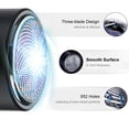 thumbnail image 3 of Graflsoa Compact USB Rechargeable Travel Shaver V-339 in White, High-Speed 7000 RPM, 45-Minute Runtime, Includes Cleaning Brush & Charging Cable, 3 of 6