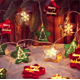 thumbnail image 1 of Cadena de luces de árbol de Navidad árbol de Navidad decorado bola de Navidad lámpara de bola de Navidad bola de luz interior 2M, 1 of 5