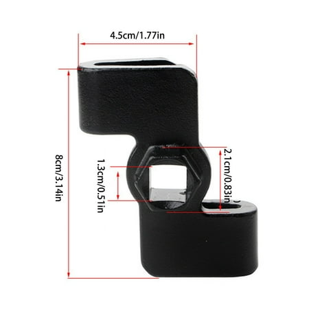 

Universal Extender Adapter Convertible For 1/2 Or 21mm Hex Wrenches Versatile Tool Extension For DIY &