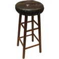 thumbnail image 4 of Gripper Faux Leather 14" x 14" Non-Slip Tufted Barstool Cushions, 2 Count, 4 of 4