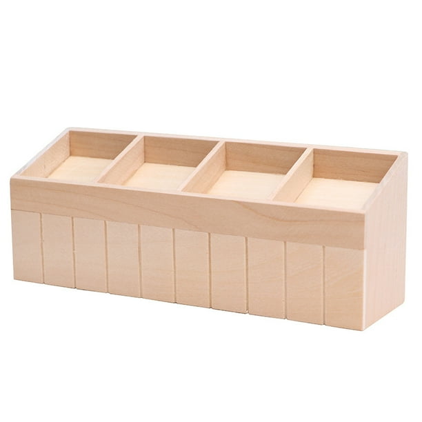 Estantería de madera en miniatura para muebles tipo casa de muñecas, escala 1:12