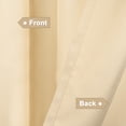 thumbnail image 5 of Uxcell Outdoor Curtains for Patio Waterproof, 150W x 108L Inch Heavy Gazebo Curtains for Outdoor Patio, Porch, Sunlight [Cream, Grommet Top], 5 of 7