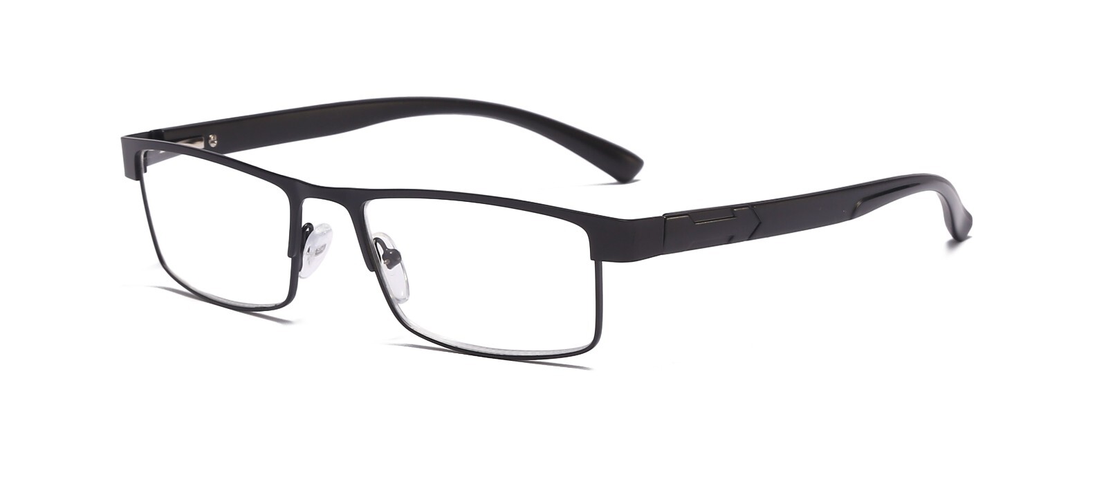 7 Pairs Mens Rectangular Blue Light Blocking Reading Glasses Spring Hinge Readers +3.00