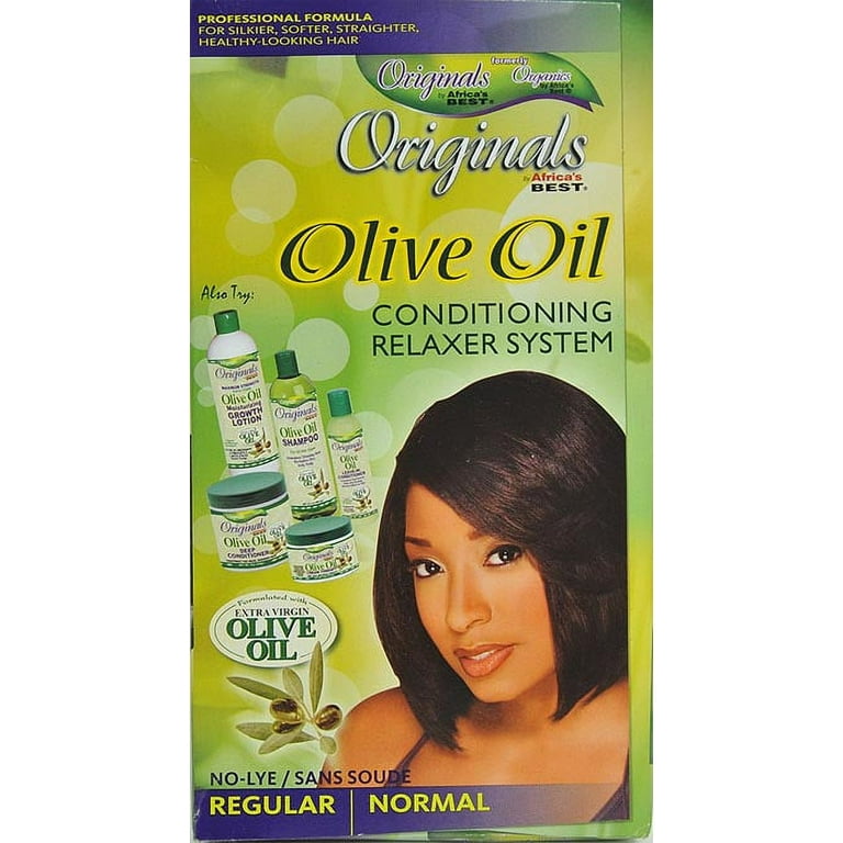 Africa's Best Originals Olive Oil Conditioning Relaxer System for