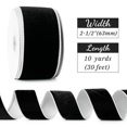 thumbnail image 2 of Cinta MAYREEL Bicolor Negra y Blanca Reversible de 6,35 cm de Ancho, 2 of 9