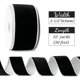 thumbnail image 2 of Cinta MAYREEL Bicolor Negra y Blanca Reversible de 6,35 cm de Ancho, 2 of 9