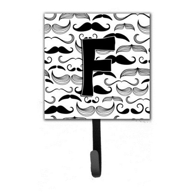Carolines Treasures CJ2009-FSH4 Letter F Moustache Initial Leash & Key Holder
