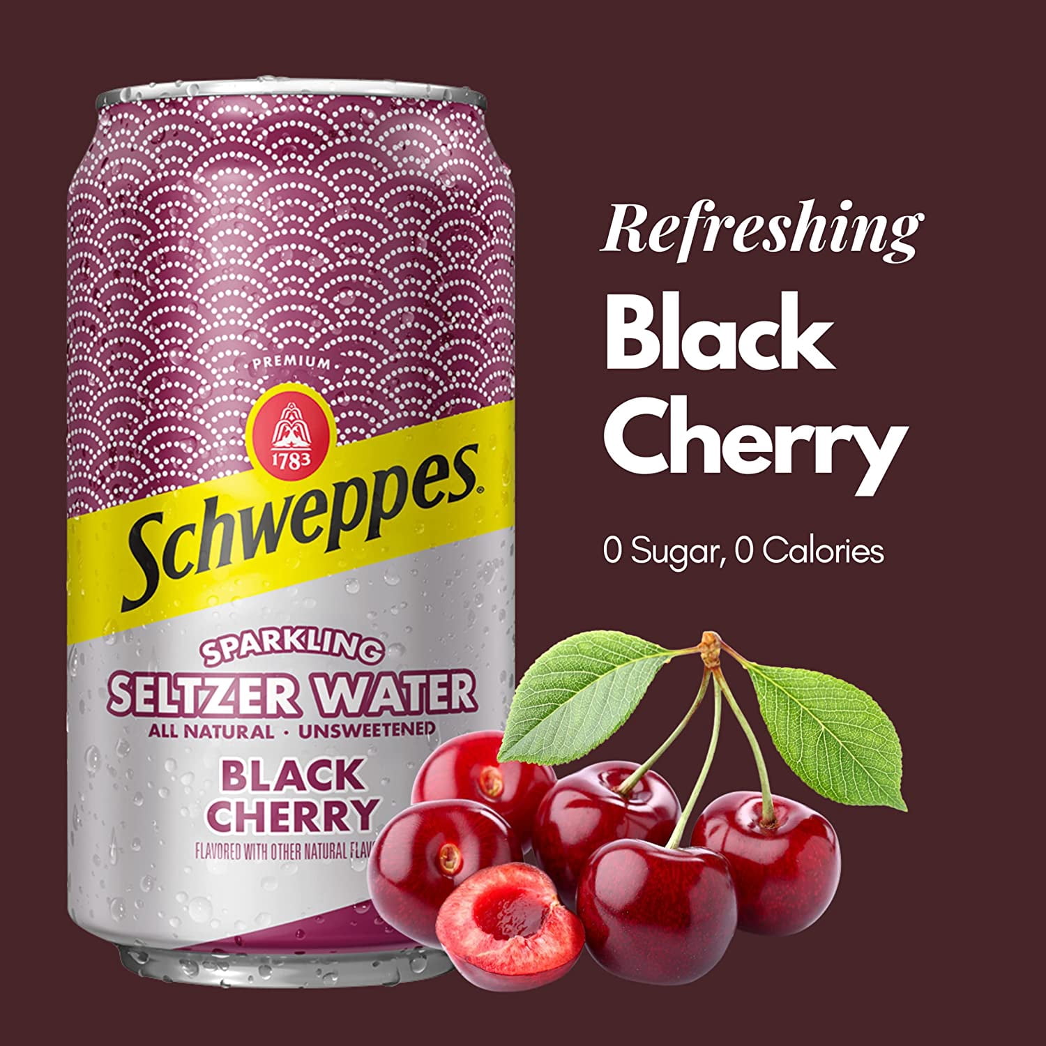 Circle of Drink Schweppes Seltzer Sparkling Water, Variety Pack, 7