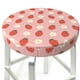 thumbnail image 3 of Disketp Strawberry Funda Redonda para Taburete, Funda de Cojín para Silla de Bar Suave y Elástica-13 inch, 3 of 7