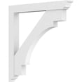 thumbnail image 1 of Ekena Millwork BKTP03X36X36MRC01 Support de PVC de Qualité Architecturale Standard avec Extrémités Traditionnelles - 3 x 36 x 36 Po., 1 of 1