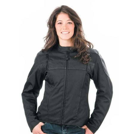 Women's Fulmer Textrak Jacket Motorcycle Riding Coat Nylon/Leather CE (Best Cold Weather Motorcycle Riding Gear)