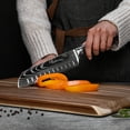 thumbnail image 4 of 8-piece Premium Japanese Kitchen Knife Set with Laser Damascus Pattern - Imperial Collection - Chef's Knife, Paring Knife, Bread Knife & More, 4 of 7