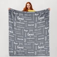 thumbnail image 3 of Healing Blanket Gifts for Bedridden, Get Well Soon Gifts for Women and Men, Hug Blanket Comfort Gifts for Cancer Patients, Breast Cancer Gifts, Compassion Blanket (60x50, Gray), 3 of 6