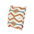 thumbnail image 7 of Amelia Outdoor Southwestern 17.75" Water Resistant Fabric Square Cushions, Set of 4, Orange, Cream, Light Blue, Black, 7 of 7