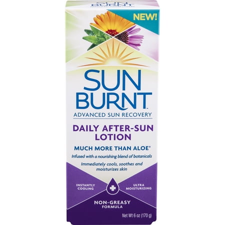 SunBurnt Advanced After-Sun Lotion, 6 oz. (Best After Tattoo Lotion)