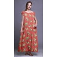 thumbnail image 4 of Bimba Robe Longue Maxi Imprimée pour Femmes en Rayonne, Vêtements de Nuit à Manches Courtes, 4 of 4