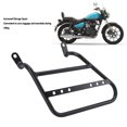 thumbnail image 3 of Motorcycle Side Mount Saddlebag Support Bracket 12mm Iron Matte Black Stylish Look Storage Bag Frame Bracket Holder, 3 of 7