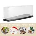 thumbnail image 3 of OULII Small Display Case for Action Figures Clear Plastic with Elegant Design Home Decor 1Pack, 3 of 8