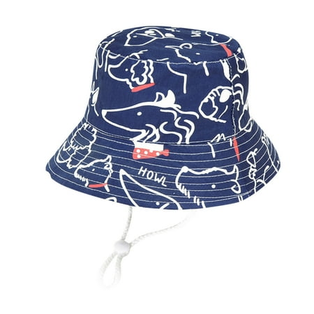 

Zlekejiko Girls Boys Cartoon Baby Cap Baby Cap Hat Bucket Sunscreen Baby Care
