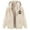 Beige, variant on Jalioing Fleece Lined Hooded Sweatshirt for Women Long Sleeve Zipper Up Winter Thermal Jacket Thick Warm Coat
