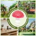 thumbnail image 5 of ICERUN 3Pcs Garden Statues,Resin Luminous Mushroom Sculpture Garden Decorations,Sparkle Glow Detail Mushroom Outdoor Statues,Style2, 5 of 7