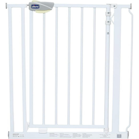 Chicco Barrera de Metal Nightlight, color Blanco Chicco Barrera Nightligt