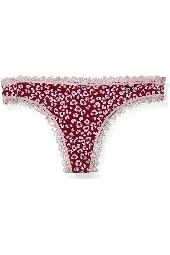 Women's Flirty Thong Panty, Shadow Animal, X-Small