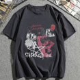 thumbnail image 1 of Camiseta de hombre con estampado de anime de dibujos animados de Rock & Roll, ¡perfecta para atuendos de verano!, 1 of 4