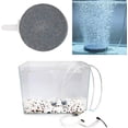 thumbnail image 2 of Piedra de aire para acuario, burbuja de piedra de aire, para pecera, placa de oxígeno, bomba hidropónica, accesorios para pecera, paquete de 4 (4 cm), 2 of 5