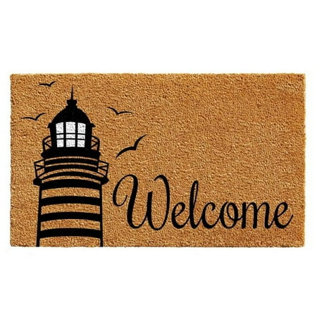 Calloway Mills Lighthouse Welcome Outdoor Doormat  17  x 29