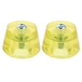 thumbnail image 1 of Shisuyan Roller Skates Toe Stops Transparent Yellow Pu 2Brake Blocks 1.9X1.4X1.3In, 1 of 8