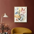 thumbnail image 2 of COMIO  Sylvie Wildflower Bunch and Wild Salvia Framed Canvas Wall Art Soft Neutral Flower Bouquet Art for Wall, 2 of 4