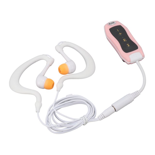 Lecteur MP3 Étanche, Lecteur de Musique Portable, Matériau de Qualité Supérieure, Conception Hydrodynamique, Son Excellent, Rechargeable avec Écouteurs Étanches, pour la Natation la Plongée la Course