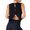 Black, variant on Vedolay Workout Tank Tops For Women Women's Satin Chain Halter Neck Shirred Back Draped Crop Cami Top,Pink L