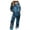Blue Camo Hunting, variant on Women 2 Piece Outfit, Full Zip Hoodie Sweatshirt Lounge Set Women Tracksuit & Drawstring Wide Leg Pants Set, Women Everyday Loungewear, Matching Athletic Casual Outfit, Pink Santa Bow