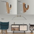 thumbnail image 5 of Gun Rack Wood Shotgun Rifle Wall Mount Holder Display Rack, 5 of 5