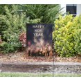 thumbnail image 3 of Happy New Year Firework Garden Flag Holiday Celebration People Silhouette Yard Flag Burlap Banners Vertical Double Sided for Farm House Outside, 3 of 10