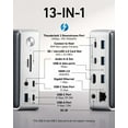 thumbnail image 2 of Anker Docking Station, PowerExpand Elite 13-in-1 Thunderbolt 3 Dock for USB-C Laptops, 85W Charging for Laptop, 18W Charging for Phone, 4K HDMI, 1Gbps Ethernet, Audio, USB-A Gen 1, USB-C Gen 2, SD 4.0, 2 of 3