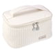 thumbnail image 1 of Bolsa de maquillaje de cuero de poliuretano Unique Bargains grande beige, 1 of 1