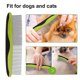 thumbnail image 3 of Pet Grooming Comb Stainless Steel Rounded Teeth Rubber Handle For Dogs Removes Loose Undercoat, 3 of 4