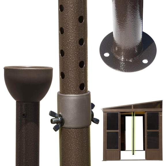 Garden Accessories Universal Support Post, Gazebo Accessories for Stability, Reinforced Support Post for All Domi Sunroom & Lean-to-Gazebo & Pergola,Outdoor Garden Accessories