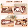 thumbnail image 4 of Cama rascadora para gatos ComSaf, 26,4 pulgadas, de cartón duradero para gatos, 4 of 9